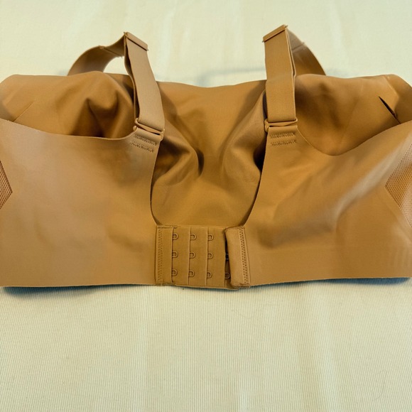 Honeylove CrossOver Bra Sand Tan Wireless Supportive Mesh BRSB00008 Womens S+ - Picture 6 of 6